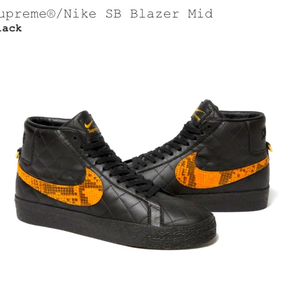 Supreme X Nike Blazer Mid Size 9.5